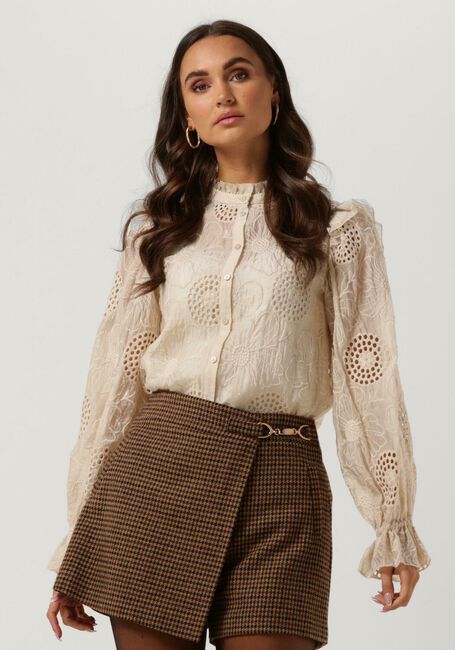BRUUNS BAZAAR CLEMATIS CARO SHIRT Blouses Crème - large