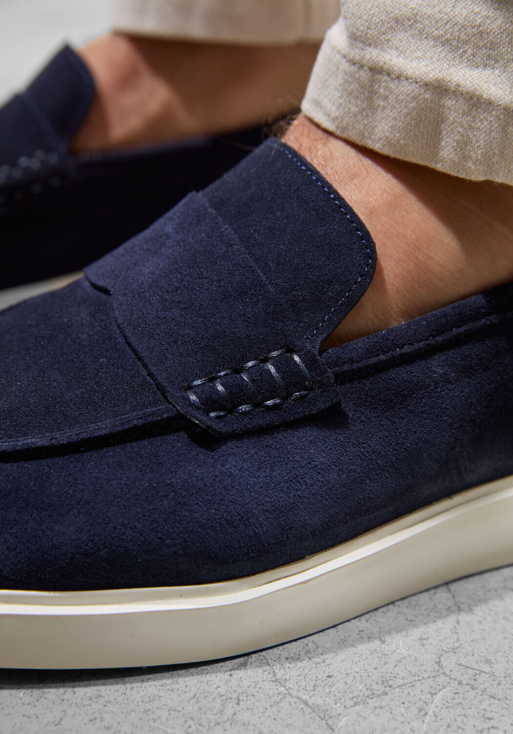 STEFANO LAURAN 7183 Loafers en bleu - large