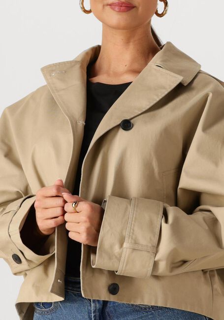 Beige WITHBLACK Jack WBLALAIA HOODED JACKET - large