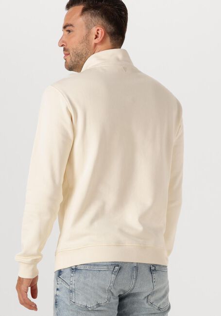 PURE PATH Chandail LOOSE FIT HALF ZIP LS SWEATERS Crème - large