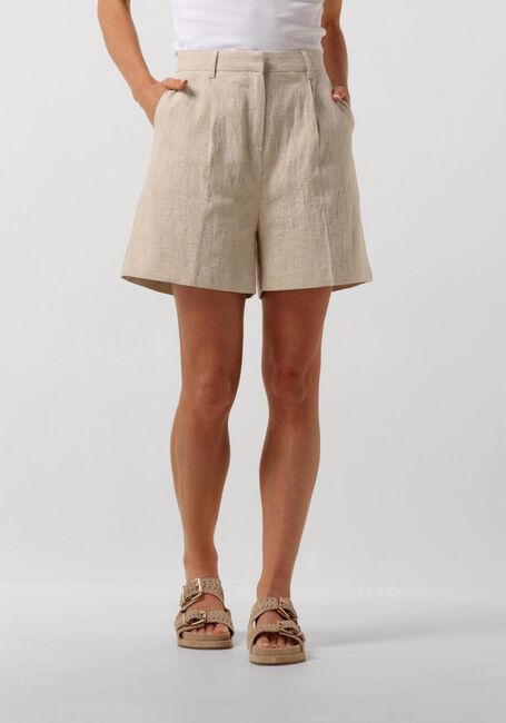 Beige NEO NOIR Broeken/jumpsuits SEGA RAMIE SHORTS - large
