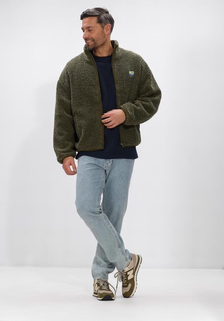 Groene AMERICAN VINTAGE Vest HOKTOWN ZIP - large