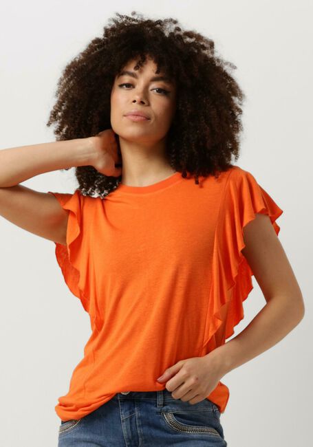 MOS MOSH T-shirt FLOUNCE TEE Corail - large