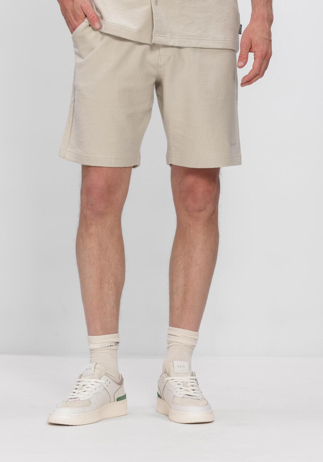 AIRFORCE Pantalon courte WOVEN SHORT PANTS en beige - large