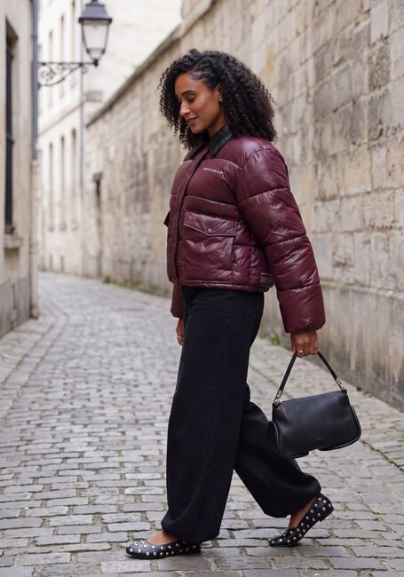 HAUTE L'AMITI&Eacute; CLIMB CROP POCKET JACKET Vestes en rouge - large