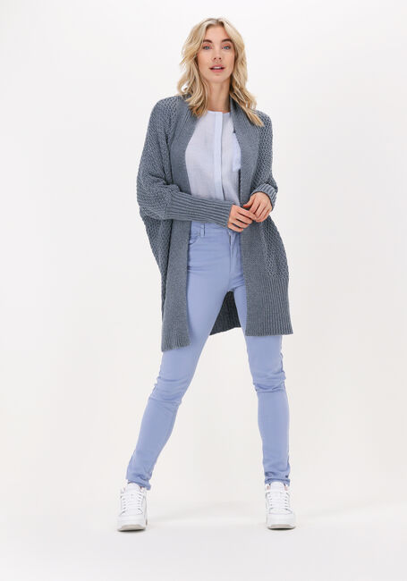 Lichtblauwe SIMPLE  WOVEN BLOUSE COLETTE STRIPE - large