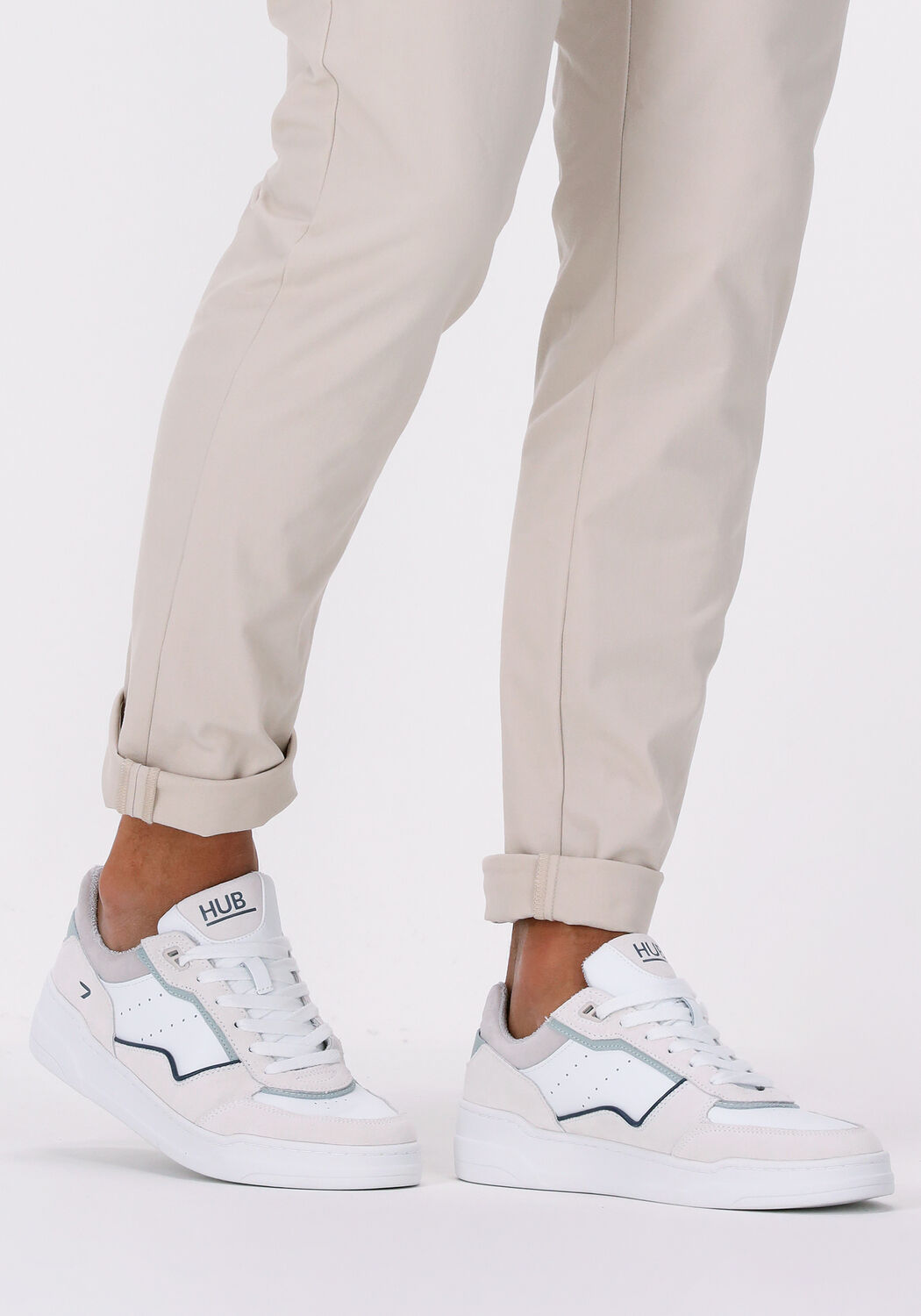 Witte HUB Sneakers MATCH MEN - large