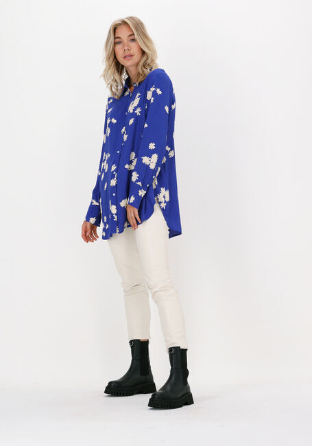 MODSTRÖM MINA PRINT SHIRT Blouses en bleu - large