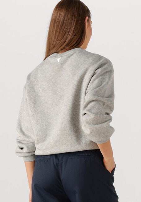 ALIX THE LABEL Pull FOIL LOGO SWEATER en gris - large