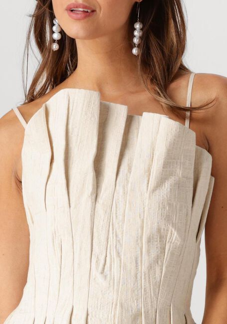 COPENHAGEN MUSE Mini robe BRINDA DRESS en beige - large