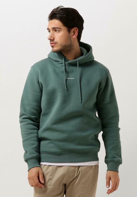 PURE PATH Pull HOODIE WITH FRONT AND TRIANGLE BACK PRINT en vert - large