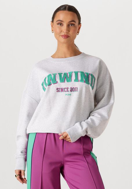 Grijze POM AMSTERDAM Truien/vesten SWEATER UNWIND - large