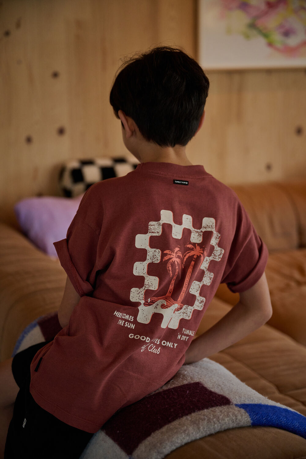 TUMBLE 'N DRY T-shirt PORT DOUGLAS en marron - large