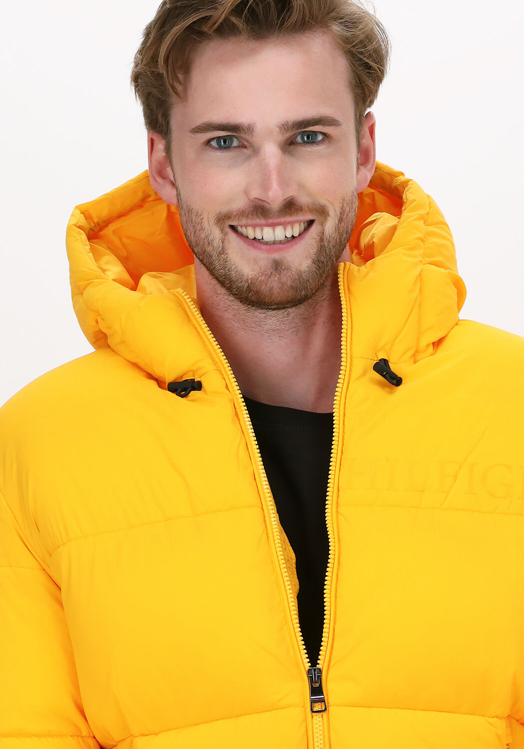 Tommy hilfiger winterjas best sale geel