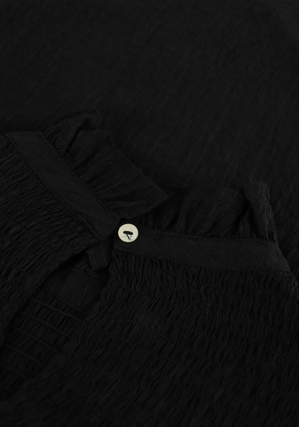 Zwarte NEO NOIR  MELINDA SOLID BLOUSE - large