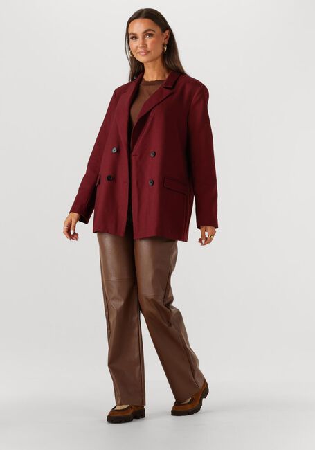 MINUS Pull DANA BAT SLEEVE KNIT PULLOVER en marron - large