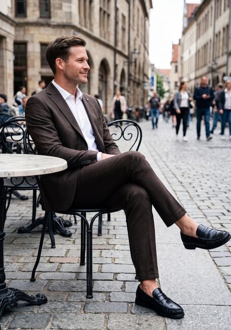 Bruine ZUITABLE Colberts DINICK - large