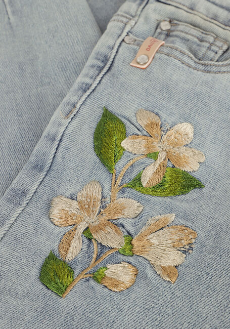 Lichtblauwe DAILY7 Mom jeans RUBY MOM FIT FLOWER Lichtblauwe DAILY7 Mom jeans RUBY MOM FIT FLOWER - large
