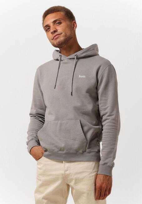 FORÉT Pull DEER HOODIE Gris clair - large