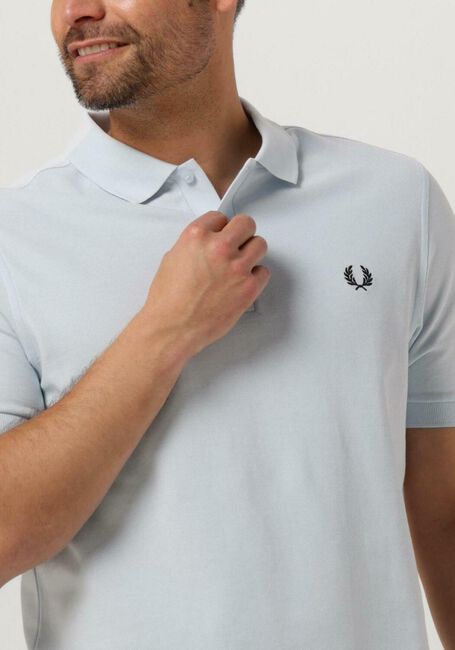Lichtblauwe FRED PERRY Polo PLAIN FRED PERRY SHIRT - large
