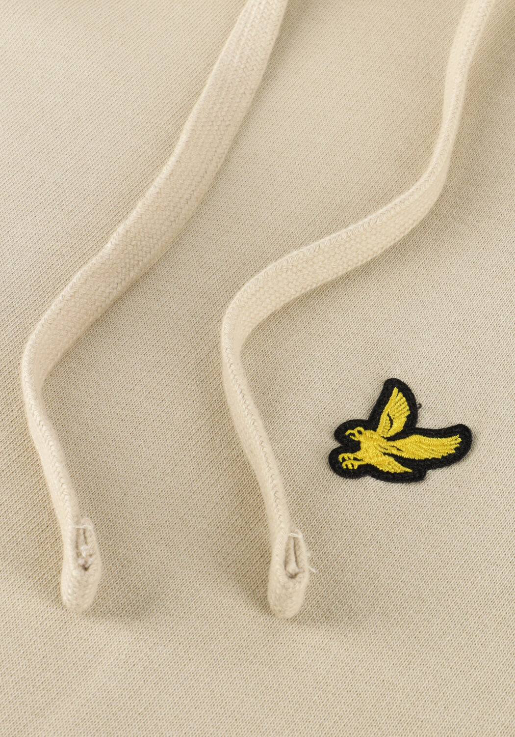 Beige LYLE & SCOTT Sweater PULLOVER HOODIE - large