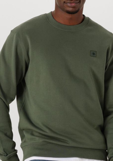 SCOTCH & SODA Chandail SEASONAL CORE - REGULAR-FIT LOGO SWEATSHIRT en vert - large
