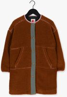 AO76 Manteau Teddy MACHU COAT en marron - medium