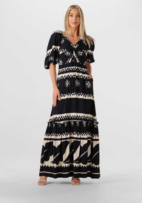 Zwarte EST'SEVEN Maxi jurk SOFIA DRESS - large