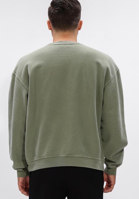 Groene AMERICAN VINTAGE Sweater PLIZZY CREW - large