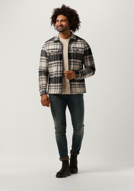 Zand SELECTED MEN Trui CARIS LS KNIT CREW NECK - large