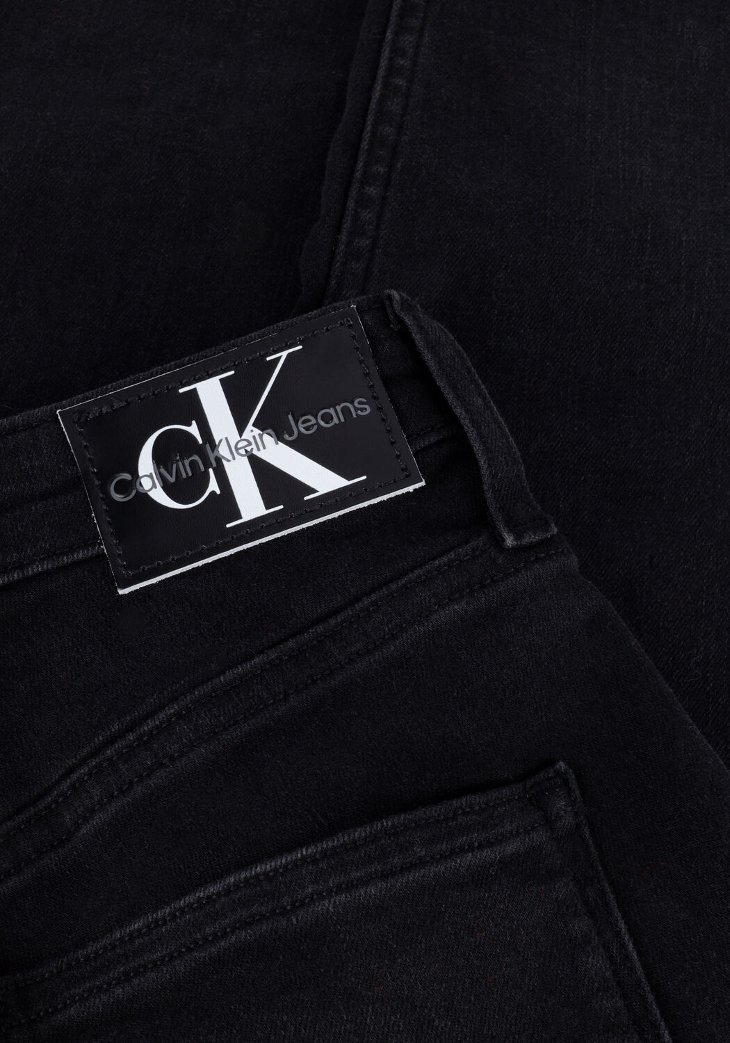 CALVIN KLEIN Skinny jeans HIGH RISE SUPER SKINNY ANKLE en noir - large