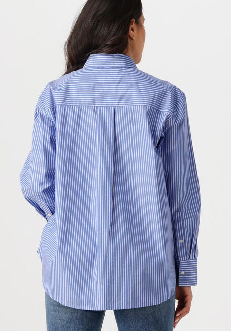 Blauwe TOMMY HILFIGER  ESS POPLIN EASY FIT SHIRT - large