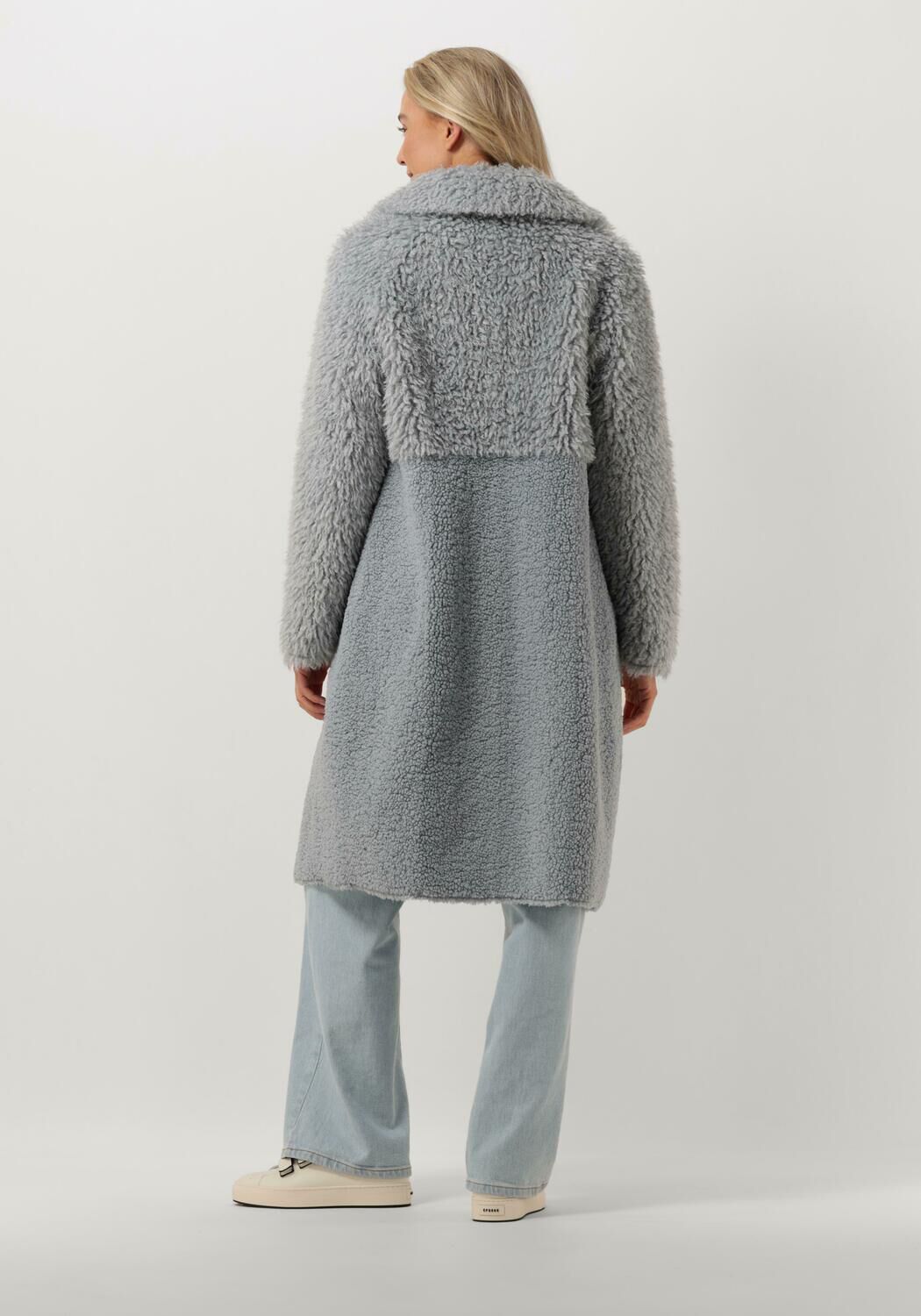 Manteau teddy bleu sale