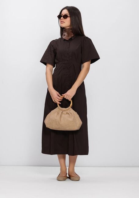 NEO NOIR BAIA POPLIN DRESS Robes en marron - large