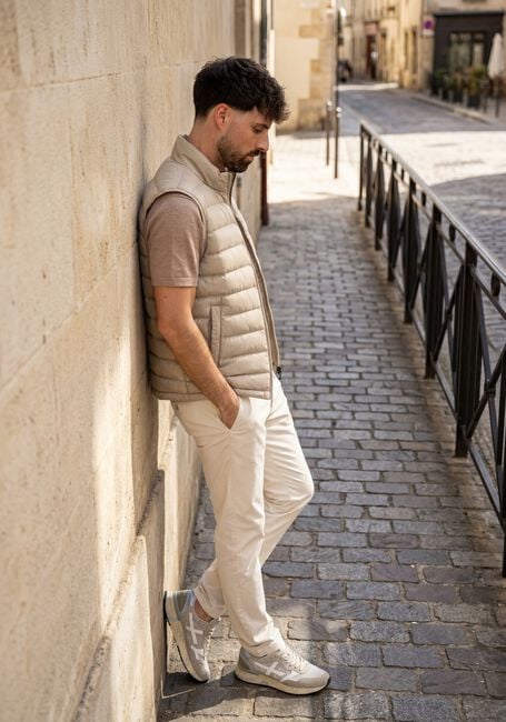 STEFANO LAURAN Polo POLO BORRE en beige - large