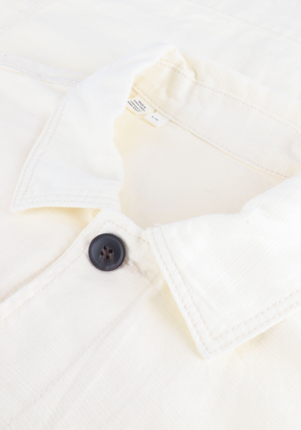 SELECTED MEN Surchemise SLHMOLTON JACKET &Eacute;cru - large