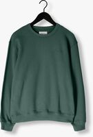 PURE PATH Pull CREWNECK WITH CHEST EMBROIDERY en vert