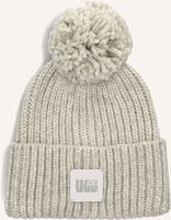 UGG CHUNKY RIB KNIT BEANIE W POM Bonnet Gris clair - medium