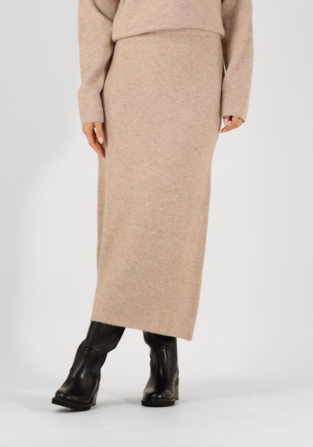 Beige NEO NOIR Midirok ASHANTI KNIT SKIRT - large