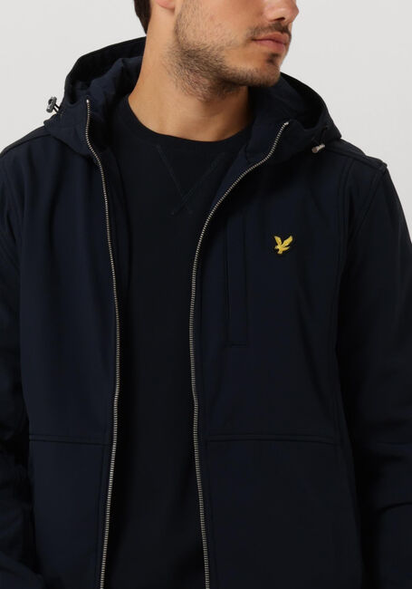 Donkerblauwe LYLE & SCOTT Jack SOFTSHELL JACKET - large