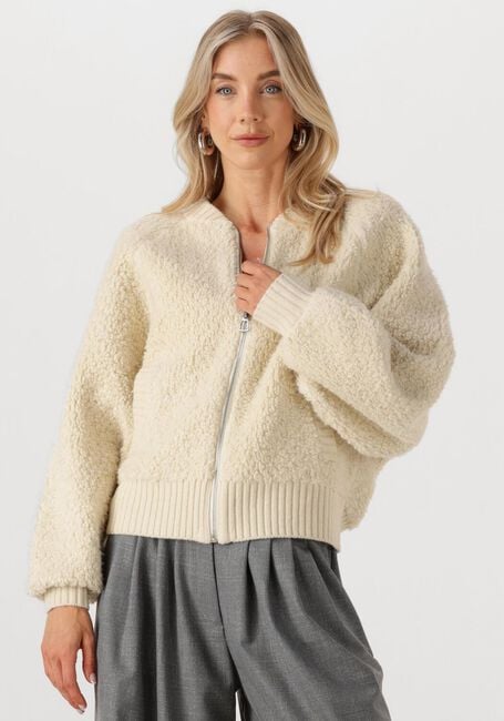 EDITED Pull SINDY WOOL CARDIGAN en blanc - large