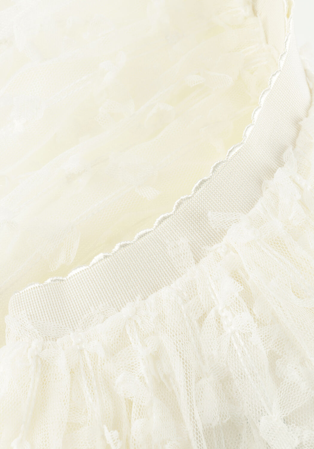 MAYORAL Mini-jupe TUL SKIRT Cr&egrave;me - large