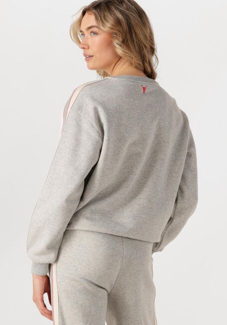 ALIX THE LABEL Chandail LADIES KNITTED STRIPE TAPE SWEATER en gris - large