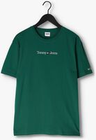 TOMMY JEANS T-shirt TJM CLASSIC LINEAR LOGO TEE Vert foncé
