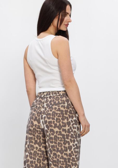 Witte ALIX THE LABEL Top LADIES KNITTED RIB TANKTOP - large