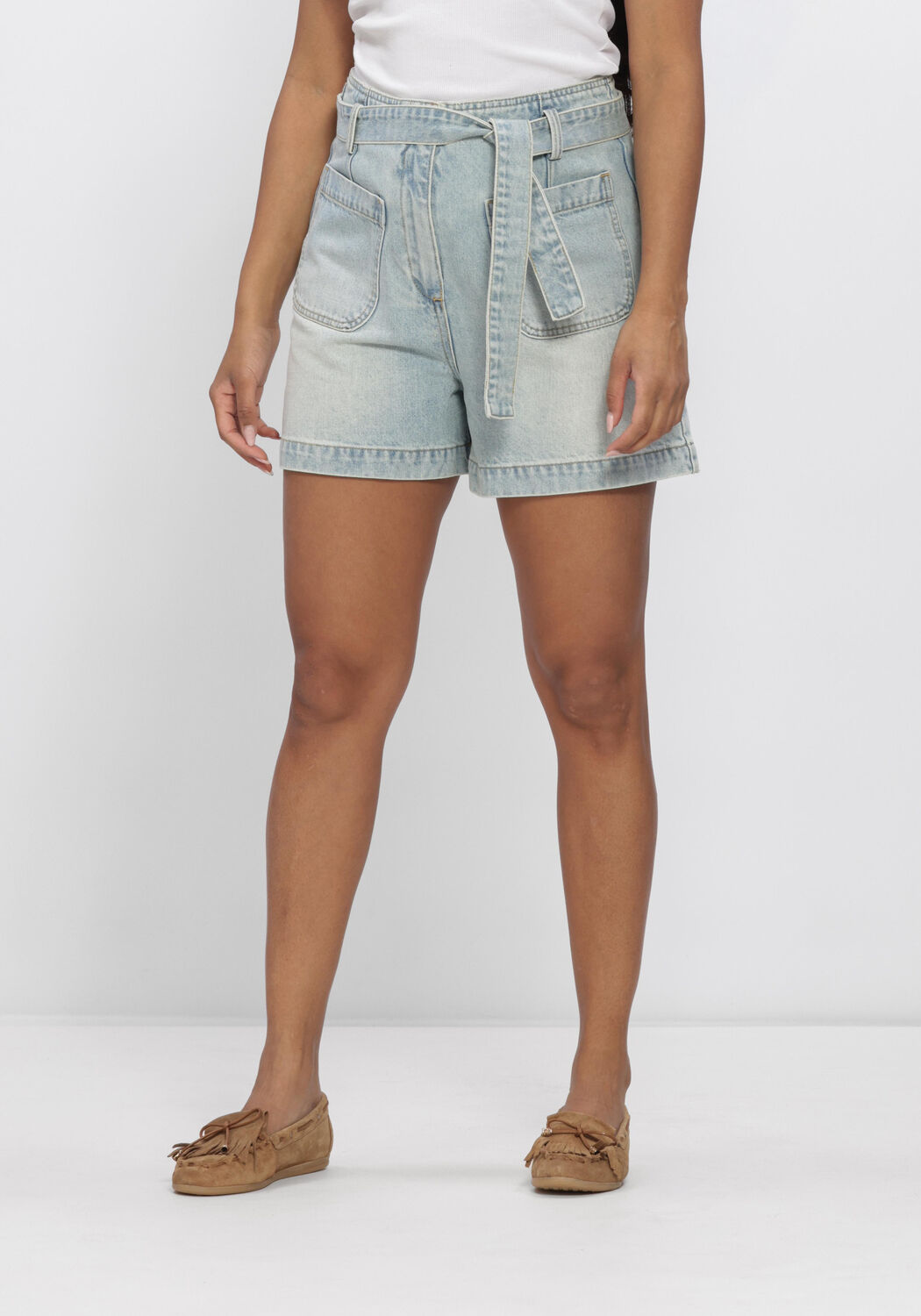 Blauwe CIRCLE OF TRUST Jeans LOWEY SHORT - large