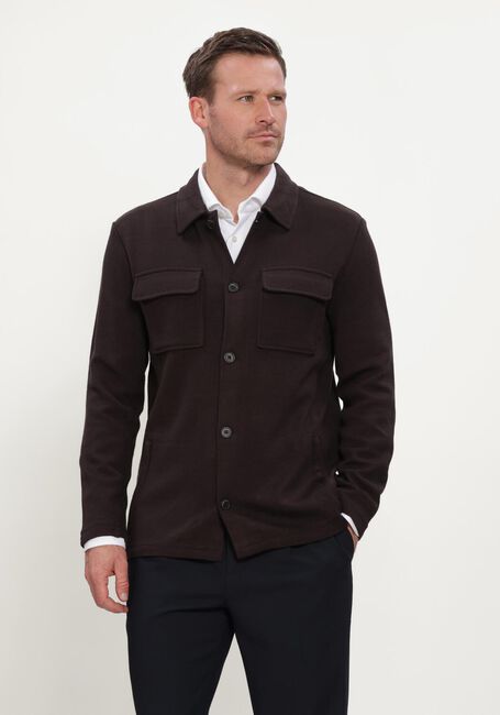 STEFANO LAURAN Surchemise OVERSHIRT en marron - large