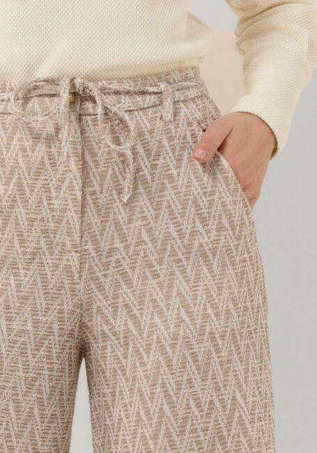 VANILIA Pantalon ZIG ZAG SPARKLE en marron - large