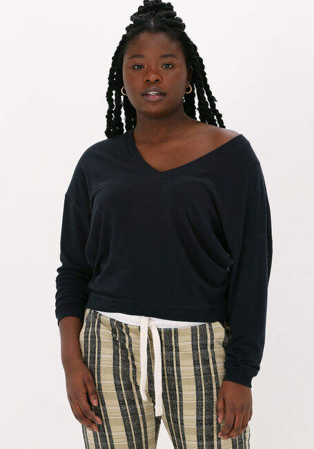 10DAYS Pull SOFT V-NECK SWEATER Bleu foncé - large