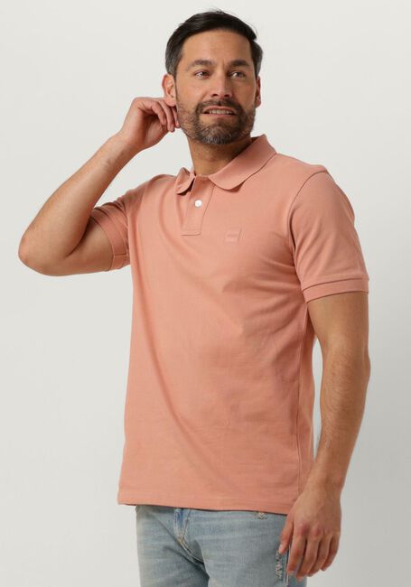 BOSS ORANGE Polo PASSENGER en rose - large